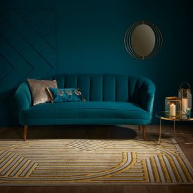 Kusový koberec Eris Gatsby Gold - 155x230 cm