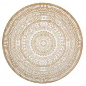 Kusový koberec Napkin gold kruh - 200x200 (průměr) kruh cm
