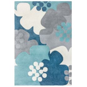 Kusový koberec Zest Retro Floral Blue - 120x170 cm - 120x170 cm