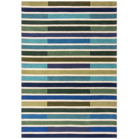 Ručně všívaný kusový koberec Illusion Piano Green/Multi - 120x170 cm - 120x170 cm