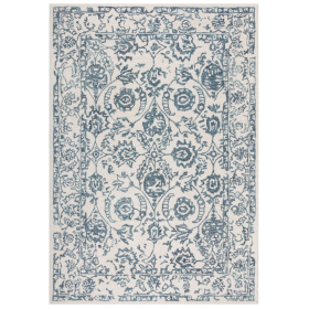 Kusový koberec Wool Loop Yasmin Ivory/Blue - 120x170 cm - 120x170 cm