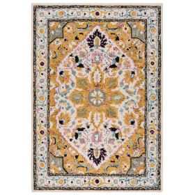 Kusový koberec Wool Loop Dahlia Yellow/Multi - 120x170 cm