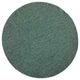 Kusový koberec Twin-Wendeteppiche 103095 grün creme kruh – na ven i na doma - 140x140 (průměr) kruh cm