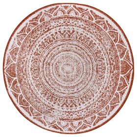 Kusový koberec Twin Supreme 105497 Cayenne kruh - 200x200 (průměr) kruh cm