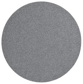 Kusový koberec Braided 105551 Light Grey kruh – na ven i na doma - 200x200 (průměr) kruh cm