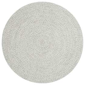Kusový koberec Braided 105553 Light Melange kruh – na ven i na doma - 200x200 (průměr) kruh cm