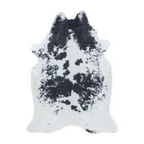 Kusový koberec Etosha 4114 black (tvar kožešiny) - 100x135 tvar kožešiny cm - 100x135 tvar kožešiny cm