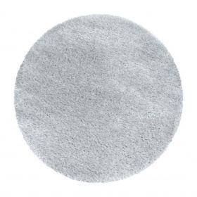 Kusový koberec Brilliant Shaggy 4200 Silver kruh - 160x160 (průměr) kruh cm
