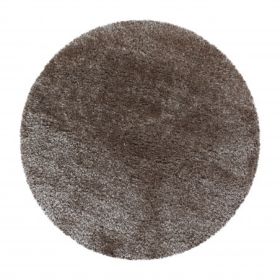 Kusový koberec Brilliant Shaggy 4200 Taupe kruh - 120x120 (průměr) kruh cm - 120x120 (průměr) kruh cm
