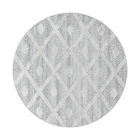 Kusový koberec Pisa 4707 Grey kruh - 120x120 (průměr) kruh cm - 120x120 (průměr) kruh cm
