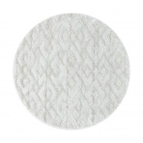 Kusový koberec Pisa 4708 Cream kruh - 160x160 (průměr) kruh cm - 160x160 (průměr) kruh cm