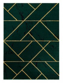 Kusový koberec Emerald geometric 1012 green and gold - 120x170 cm