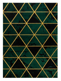 Kusový koberec Emerald 1020 green and gold - 200x290 cm