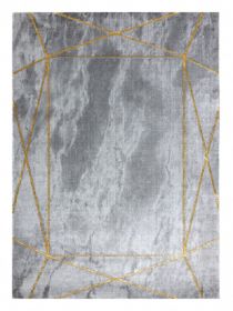 Kusový koberec Emerald 1022 grey and gold - 160x220 cm - 160x220 cm