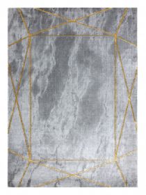 Kusový koberec Emerald 1022 grey and gold - 140x190 cm - 140x190 cm