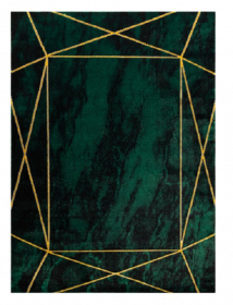 Kusový koberec Emerald 1022 green and gold - 140x190 cm - 140x190 cm