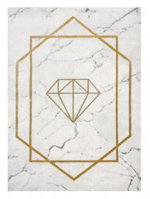 Kusový koberec Emerald diamant 1019 cream and gold - 140x190 cm - 140x190 cm