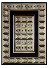 Kusový koberec Gloss 6776 86 greek black/gold - 120x170 cm