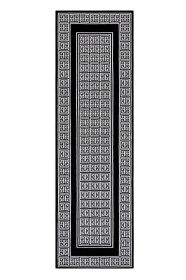 Běhoun Gloss 6776 85 greek black/ivory - 80x200 cm - 80x200 cm