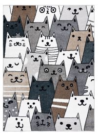 Dětský kusový koberec Fun Gatti Cats multi - 240x330 cm