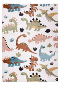 Dětský kusový koberec Fun Dino cream - 180x270 cm - 180x270 cm