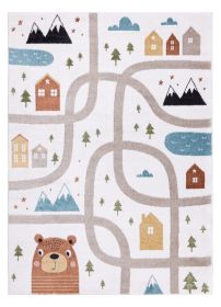 Dětský kusový koberec Fun Polar cream - 160x220 cm