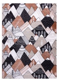 Dětský kusový koberec Fun Mountains cream - 120x170 cm - 120x170 cm