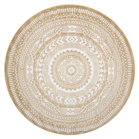 Kusový koberec Napkin gold kruh - 100x100 (průměr) kruh cm