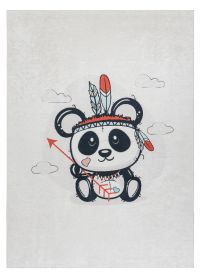 Dětský kusový koberec Bambino 1129 Panda cream - 80x150 cm - 80x150 cm
