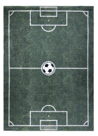 Dětský kusový koberec Bambino 2138 Football green - 200x290 cm - 200x290 cm