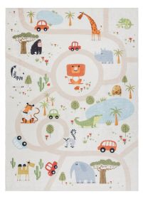 Dětský kusový koberec Bambino 1165 Zoo - 80x150 cm
