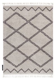 Kusový koberec Berber Asila B5970 cream and brown - 240x330 cm