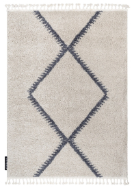 Kusový koberec Berber Maknes B5910 cream and grey - 80x150 cm - 80x150 cm