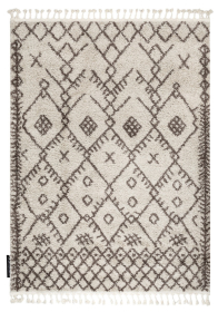 Kusový koberec Berber Tanger B5940 cream and brown - 140x190 cm