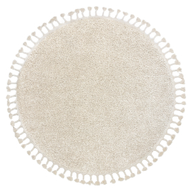 Kusový koberec Berber 9000 cream kruh - 120x120 (průměr) kruh cm