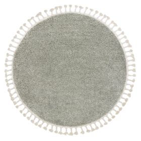 Kusový koberec Berber 9000 green kruh - 120x120 (průměr) kruh cm