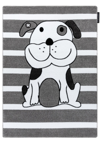 Dětský kusový koberec Petit Puppy grey - 160x220 cm - 160x220 cm