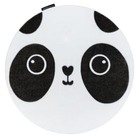 Dětský kusový koberec Petit Panda white kruh - 160x160 (průměr) kruh cm - 160x160 (průměr) kruh cm