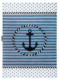 Dětský kusový koberec Petit Marine anchor sea blue - 120x170 cm - 120x170 cm