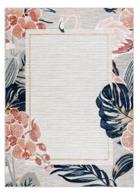 Kusový koberec Botanic 65240 Flamingo grey - 78x150 cm - 78x150 cm