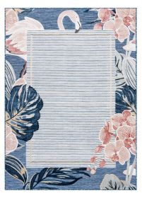 Kusový koberec Botanic 65240 Flamingo navy - 78x150 cm - 78x150 cm