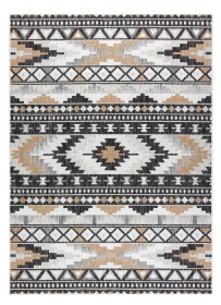 Kusový koberec Cooper Sisal Aztec 22235 ecru/black - 180x270 cm - 180x270 cm