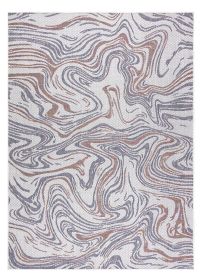 Kusový koberec Sion Sisal Waves 2836 ecru/blue/pink - 140x190 cm - 140x190 cm