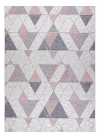 Kusový koberec Sion Sisal Triangles 3006 ecru/pink - 80x150 cm - 80x150 cm