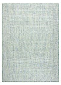Kusový koberec Sion Sisal Aztec 22184 green/blue/ecru - 160x220 cm
