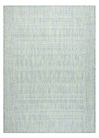 Kusový koberec Sion Sisal Aztec 22184 green/blue/ecru - 140x190 cm