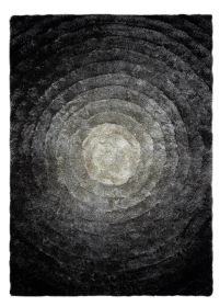 Kusový koberec Flim 008-B2 Circles grey - 80x150 cm