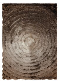 Kusový koberec Flim 008-B7 Circles brown - 80x150 cm - 80x150 cm
