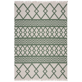 Kusový koberec Deuce Teo Recycled Rug Green - 80x150 cm - 80x150 cm