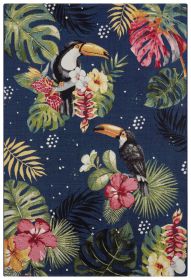 Kusový koberec Flair 105609 Tropical Dream Blue Multicolored - 200x285 cm - 200x285 cm